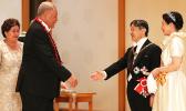 Head of State, His Highness Tuimaleali’ifano Va’aletoa Sualauvi II and Her Highness Masiofo Faamausili Leinafo Tuimaleali’ifano attended the Ceremony of Enthronement for His Majesty Emperor Naruhito of Japan