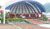 Final touches and inspections were carried out around 7a.m. today, Jan. 3, 2021 at the Fagatogo Pavilion stage at the Malae le Talu in Fagatogo for Inauguration Day