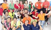 Interact Clubs of Tafuna High School, Samoana High School and Pacific Horizons teamed up with the Parents of Children With Special Needs Network. Some members of the 4 Interact Clubs
