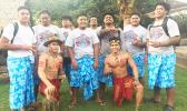 Some members of Team Amerika Samoa at Polynesian Cultural Center