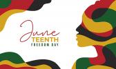 The Associated Press reports that Juneteenth commemorates the events of June 19, 1865, when Union soldiers brought the news of freedom to enslaved Black people in Galveston, Texas — some 2 1/2 years after U.S President Abraham Lincoln’s Emancipation Proclamation had freed slaves in Southern states. JUNETEENTH LOGO