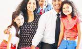 Justin Su’a, Melissa Su'a and children Jarom, Mya, and Eliana
