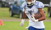 Allen Seagai returning this kick-off for the Samoana Sharks