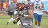 Jacob Omani taking this reverse play to the house to score a touchdown for the Warriors 