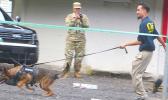 Customs K9 Unit at Pago Elementary