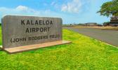 Kalaeloa Airport entrance sign