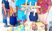 Donation ceremony at Kanana Fou