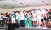 Renowned gospel group, the Katina Brothers on stage in American Samoa