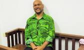 Malele Atofu, aka King Faipopo, sitting in court 