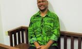 Malele Atofu, aka King Faipopo, sitting in court