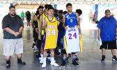 ASHSAA basketball players honoring Kobe Bryant