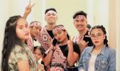 Members of different Filipino dance groups came together as KOMBAYN