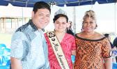 Miss American Samoa Magalita Johnson offered remarks