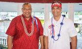 Lemanu Palepoi Sialega Mauga (left) and Talauega Eleasalo Ale