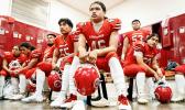 Lahainaluna High School football players
