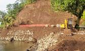 landslide area at Asili
