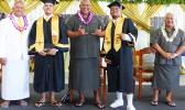 Gov. Lemanu and others at VocTech graduation