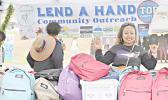 Lend a Hand distribution event