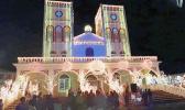 CCCAS Fagatogo church with christmas lights