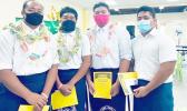 4 Leone High School HOSA members