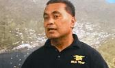This Samoa News file photo shows then Chief of Customs, Li’avaa Moevao, giving brief remarks during a Mar. 29, 2018 Port users meeting. Li’avaa Moevao