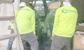 lifting glass