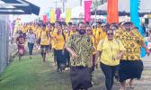 Crowds at Lions Park reopening