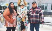 Loretta with her parents