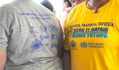 World Health Organization t-shirt for stamping out Filariasis