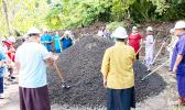 The proposed project includes paving an access road leading to Malaeimi Village, which includes asphalt paving, clearing, excavation and relocation of any existing utility lines that may have an effect within the construction limits. MALAEIMI ACCESS ROAD GROUND BREAKING