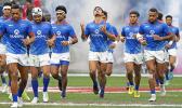 Manu Samoa takes the field at 2020 USA Sevens