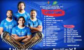 The Manu Samoa team lineup for Pacific Nations Cup first game