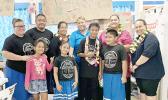 The deaf/ hard of hearing students at Manulele Tausala Elementary, pictured with instructors/ deaf educators — Dana Love-Ili and Hofeni Fitiao — and parents.