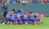 Manu Samoa 7s team in San Francisco, CA