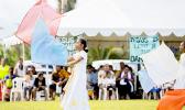 The Master of Ceremonies, Leota Kosi Latu told the Samoa Observer that the 'March for Jesus' event brings all the different denominations together and its goal is to reinforce the people's faith in God. [photo: Aufa'i Areta Areta / The Observer
