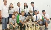 The overall school winner for this year’s Territorial Math Competition, the Dolphins from South Pacific Academy. (See story for full details). [photo: Blue Chen-Fruean]