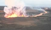 ava flowing from Mauna Loa volcano