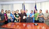 Medical students with ASG officials