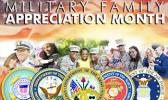 "This November, we honor how our Service Members’ families contribute to their honorable careers, and we recognize the sacrifices that families make, and the challenges they face, enduring long absences," Amata said. Military Families Appreciation Month banner