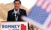 In this Tuesday, June 26, 2018 file photo, Mitt Romney, former GOP presidential nominee, addresses supporters at during an election night party in Orem, Utah. On Friday, Aug. 24, 2018, The Associated Press has found that stories circulating on the internet that Romney said Trump should resign over sexual harassment allegations, are untrue. (AP Photo/Rick Bowmer) Mitt Romney