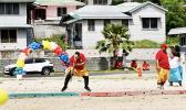 Players in the Co-Ed Cricket Challenge