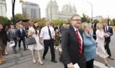 People arrive for the twice-annual conference of The Church of Jesus Christ of Latter-day Saints Saturday, Oct. 6, 2018, in Salt Lake City. (AP Photo/Rick Bowmer) People arrive for the twice-annual conference of The Church of Jesus Christ of Latter-day Saints Saturday, Oct. 6, 2018, in Salt Lake City