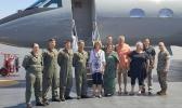 Senator Murkowski and Aumua Amata with flight crew