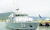 MV Nafanua departing Samoa for Australia 