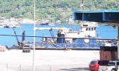 MV Sili at the dock in Pago Pago harbor.