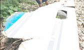 The Gurr family discovered, what one family member says appears to be a piece of a fishing boat, on the beach fronting their home at Maloatoa around Sunday afternoon (Mar. 26).  [Courtesy photo]