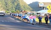The healthcare community came together to keep their wave of awareness going