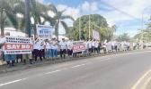 Demonstation against expansion of PRIA