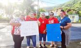 Nurses on strike in Faga’alu