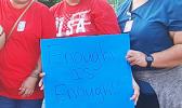 Nurses on strike in Faga’alu